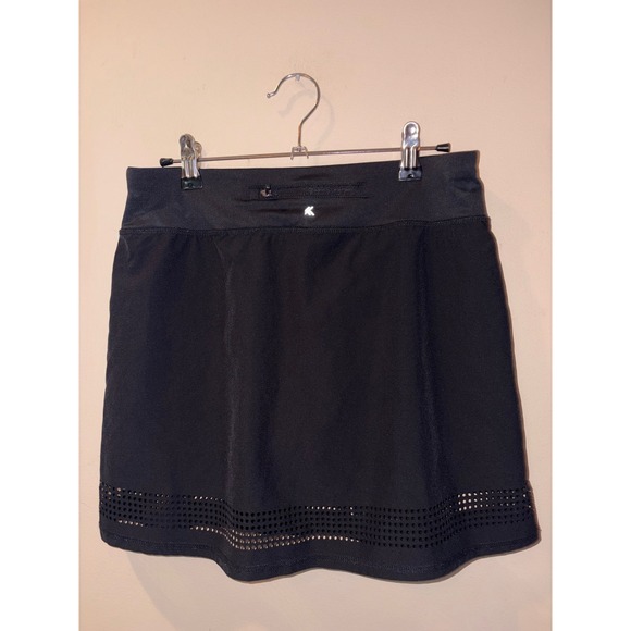 Kyodan Pants - Kyodan Golf Womens Black Laser Cut Hem Active Skort Size XS TP Zip Pocket